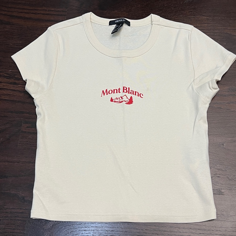Mont Blanc Cream T-Shirt